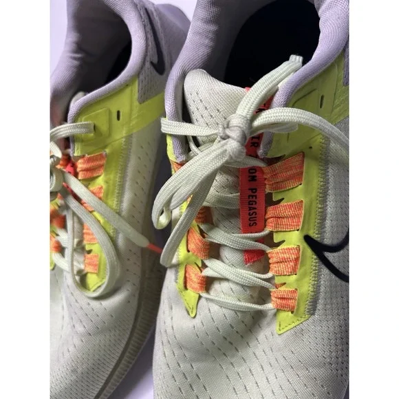 Nike‎ Air Zoom Pegasus 38 Men Size 13 Neon Yellow Green Running Shoes - Picture 4 of 11